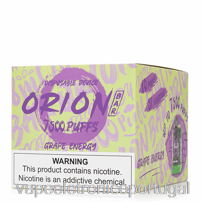 Vape Eletrônico [pacote Com 10] Vape Perdido Orion Bar 7500 Descartável